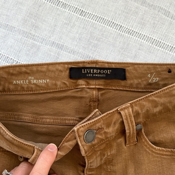 Liverpool Women's Brown Bay Ankle Skinny Jeans - Picture 4 of 11